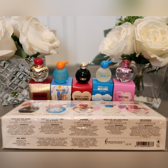 Vintage Feb 2016 Moschino 5pc Miniature Collection Coffret Set - Picture 4 of 16